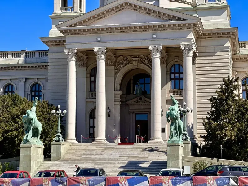 The National Assembly of Serbia in Belgrade